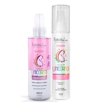 Protetor Térmico e Body Splash Magia Unicórnio Forever Liss
