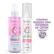 Protetor Térmico e Body Splash Magia Unicórnio Forever Liss