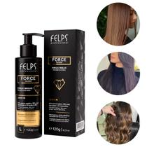 Protetor Térmico Felps Force Gloss Reparador Sem Enxágue Tratamento Fortalecedor Anti Quebra Para Cabelos Danificados 120ml Protetor Térmico Felps Force Gloss Reparador Sem Enxágue Tratamento Fortalecedor Anti Quebra Para Cabelos Danificados 120ml