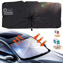 Protetor Térmico Para Carro Para brisa de carro Protetor Solar, Portátil, Retrátil, Proteção Térmica UV, Guarda Chuva Uv