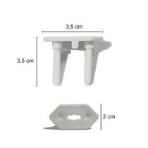Protetor Tomada Kit C/5 +1 Chave - Branco Protetor Tomada Kit C/5 +1 Chave - Branco