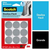 Protetor Ultraresistente Desliza Facil 3M SCOTCH Redondo Protetor Ultraresistente Desliza Facil 3M SCOTCH Redondo
