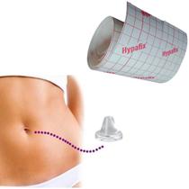Protetor Umbigo Protege Pós Cirurgia + Curativo Hypafix Fita Para Segurar Fixar Na Pele