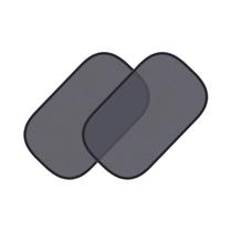 Protetor UV Para Janela Lateral De Carro, Rede De Proteção Solar SEAMETAL 2PCS, Adesivo