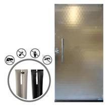 Protetor Veda Vedação Porta de Vidro Blindex 60 70 80 90 100 110 120