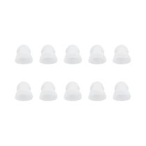Protetores Auriculares De Silicone Para Aparelhos Auditivos De 10mm, 10 Peças, Cúpulas De