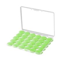 Protetores Auriculares De Silicone Reutilizáveis 30pcs Redução De Ruído Para Dormir Nadar Estudar