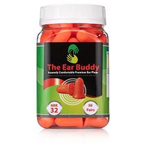 Protetores Auriculares Ear Buddy, Espuma Suave, 32dB - 50 Pares