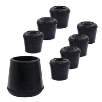 Protetores de borracha para pés de cadeira Suiwotin 8 peças 32 mm Protetores de borracha para pés de cadeira Suiwotin 8 peças 32 mm