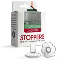 Protetores de calcanhar GoGoHeel STOPPERS Clear para saltos altos (1 par) Protetores de calcanhar GoGoHeel STOPPERS Clear para saltos altos (1 par)