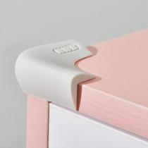 Protetores de canto de silicone de qualidade alimentar Angloria Grey 8 unidades