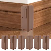 Protetores de canto de silicone INCREWAY, 6 peças, 4x4x3 cm, café