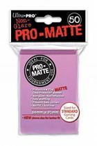 Protetores de Card Ultra Pro Pro-Mate Rosa - Pacote com 50 Unidades