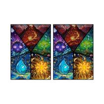 Protetores De Cartas Artísticas 66x91mm (60-120 Unidades) - Capas Padrão Para Cartas De TCG Para Protetores De Cartas Artísticas 66x91mm (60-120 Unidades) - Capas Padrão Para Cartas De TCG Para