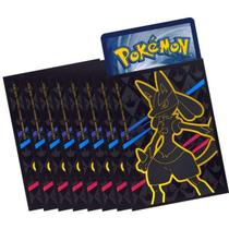Protetores de Cartas Pokémon Lucario Pacote com 65 Unidades Crown Zenith Protetores de Cartas Pokémon Lucario Pacote com 65 Unidades Crown Zenith