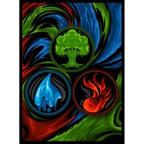 Protetores de Cartas Realm Guard 106 un Texturizado Fosco Verde Azul Vermelho Protetores de Cartas Realm Guard 106 un Texturizado Fosco Verde Azul Vermelho