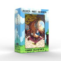Protetores de cartas Realm Guard Pixel Art 100 un. texturizados