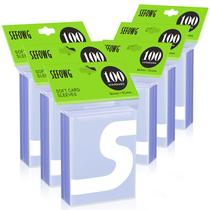 Protetores de Cartas SEFOWG 600 un. Transparentes 66x91 mm Macios