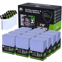 Protetores de Cartas Vinimess 3" x 4" Top Loaders Rígidos e Macios 1000 peças Protetores de Cartas Vinimess 3" x 4" Top Loaders Rígidos e Macios 1000 peças