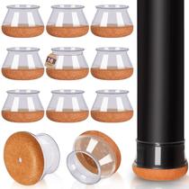 Protetores de chão para pernas de cadeira YOZON Silicone Felt, pacote com 16, 38-50 mm
