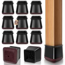 Protetores de chão para pernas de cadeira YOZON Silicone Felt, pacote com 32 Protetores de chão para pernas de cadeira YOZON Silicone Felt, pacote com 32
