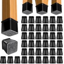Protetores de chão para pernas para cadeira BUMACO, silicone, 40 unidades, preto, L Protetores de chão para pernas para cadeira BUMACO, silicone, 40 unidades, preto, L