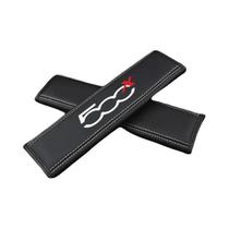 Protetores De Cinto De Segurança Em Couro Para Fiat 500, 500C, 500X, 500L, Abarth 695, 2 Peças