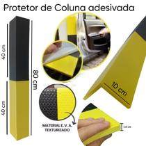 Protetores de coluna adesivado 80cm garagem estacioanmento em eva 10 mm cantoneiras Protetores de coluna adesivado 80cm garagem estacioanmento em eva 10 mm cantoneiras