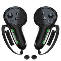 Protetores de controle AMZDM para Meta Quest 3S com tiras Protetores de controle AMZDM para Meta Quest 3S com tiras
