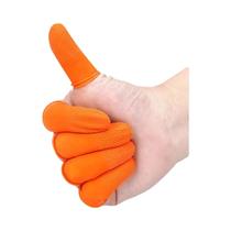 Protetores De Dedo De Borracha Natural Reutilizáveis E Antiderrapantes 100PCS Protetores De Ponta De