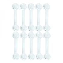 Protetores de fechaduras de segurança para bebês 10pcs trava de segurança infantil trava de gaveta de bebê criança anti-abertura porta do armário fechadura de geladeira Protetores de fechaduras de segurança para bebês 10pcs trava de segurança infantil trava de gaveta de bebê criança anti-abertura porta do armário fechadura de geladeira