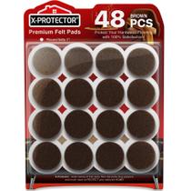 Protetores de Feltro para Móveis X-Protector 48 unidades 2,5 cm Marrom