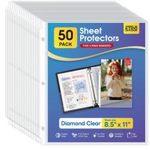 Protetores de folhas KTRIO 8,5 x 11 pol. transparentes, abertura superior, pacote com 50 Protetores de folhas KTRIO 8,5 x 11 pol. transparentes, abertura superior, pacote com 50