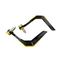 Protetores De Guidão Universais De Fibra De Carbono 7/8" À Prova De Vento Para Motocicleta E