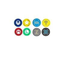 Protetores De Joystick De Silicone Em Estilo Cartoon Para Switch OLED Joy Con NS Lite, 8 Peças Protetores De Joystick De Silicone Em Estilo Cartoon Para Switch OLED Joy Con NS Lite, 8 Peças