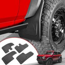 Protetores de Lama Mabett Ford Bronco 2021-2026 Dianteiros e Traseiros 4 Peças Protetores de Lama Mabett Ford Bronco 2021-2026 Dianteiros e Traseiros 4 Peças