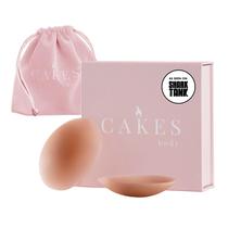 Protetores de mamilo CAKES Body de silicone, não adesivos e reutilizáveis Protetores de mamilo CAKES Body de silicone, não adesivos e reutilizáveis