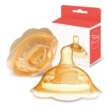 Protetores de mamilo de silicone Elfzone para amamentar recém-nascidos - 2 pacotes