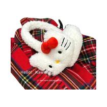 Protetores De Orelha De Pelúcia Quentes De Inverno Para Meninas Hello Kitty, Protetores De Orelha De