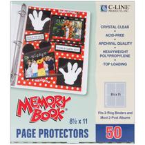 Protetores de página C-Line Memory Book 11x22 cm Heavyweight Top Load Protetores de página C-Line Memory Book 11x22 cm Heavyweight Top Load