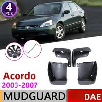 Protetores De Para-lama Para Honda Accord Sedan 2003-2007, 4 Peças, Acessórios De Proteção Contra