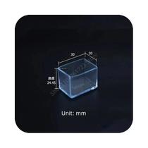 Protetores De Pés De Cadeira De Borracha Transparente 16 Peças Antiderrapantes Silenciosos Para