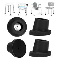 Protetores de pés para cadeira de banho supregear, borracha 1" DE, 4 unidades
