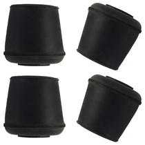 Protetores de pés para cadeira Suiwotin 4 peças em borracha 38 mm antiderrapantes