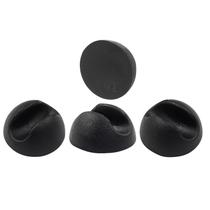 Protetores de pés para pés palito Suiwotin 3/8-1/2" em borracha, 4 peças