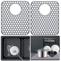 Protetores de pia Eternelovery Silicone para cozinha, 2 peças Protetores de pia Eternelovery Silicone para cozinha, 2 peças