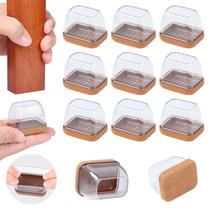 Protetores de piso para móveis Ezprotekt Silicone Felt Caps 16 unidades Protetores de piso para móveis Ezprotekt Silicone Felt Caps 16 unidades