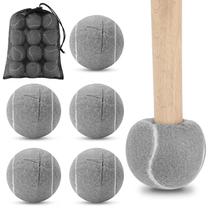Protetores de piso para móveis Macarrie, 12 peças, bolas de tênis, 6,3 cm