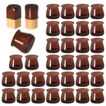 Protetores de piso para móveis OASMU Silicone Felt Brown Large Protetores de piso para móveis OASMU Silicone Felt Brown Large