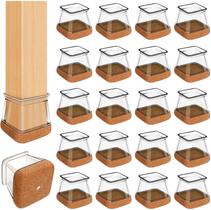 Protetores de piso para móveis OCONDA, 20 unidades de feltro de silicone